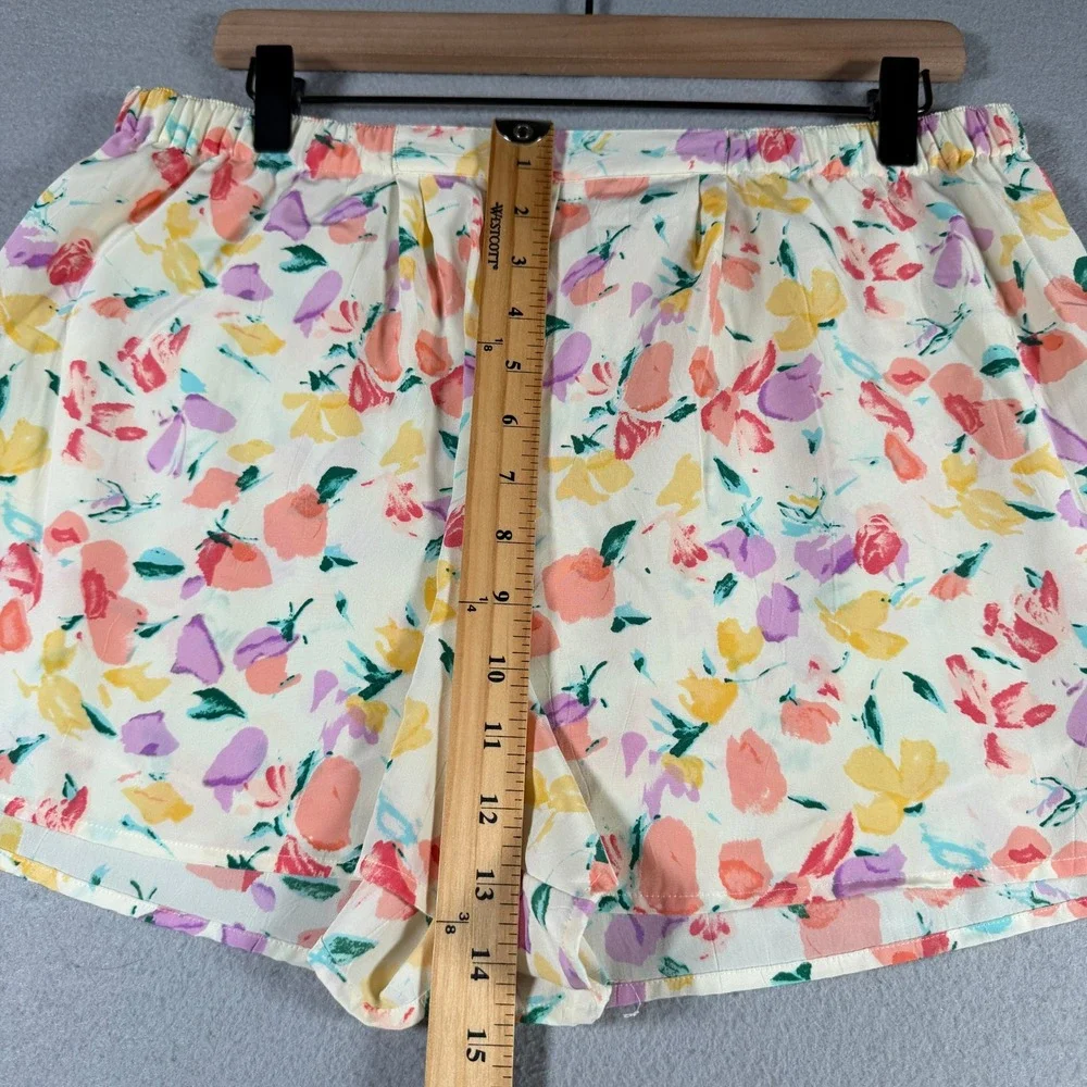 Vintage Victorias Secret Floral Pajama Set Small Sleeveless Top Short Gold Label